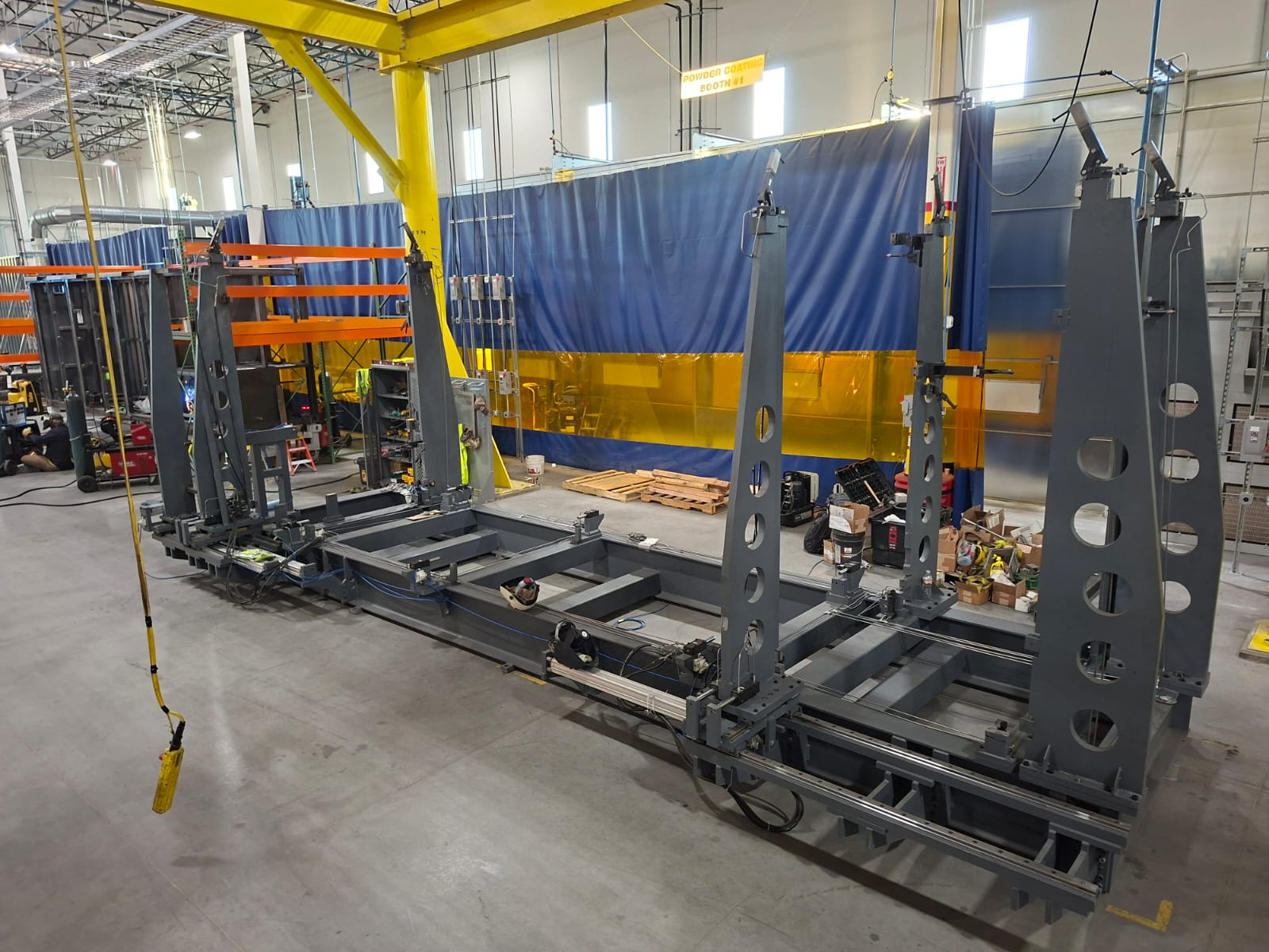 Fabricated industrial frame